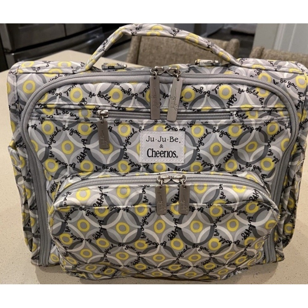 Ju Ju Be Diaper Bag Unisex Cheerios Limited Edition New with Tags Cute‎ Spacious - Picture 7 of 10